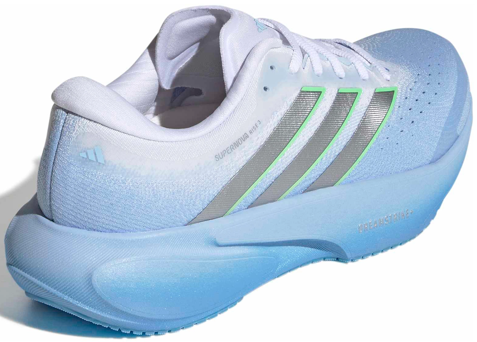 adidas Women's Supernova 3 Running Shoes - Blue/Silver Metallic/White - View 6