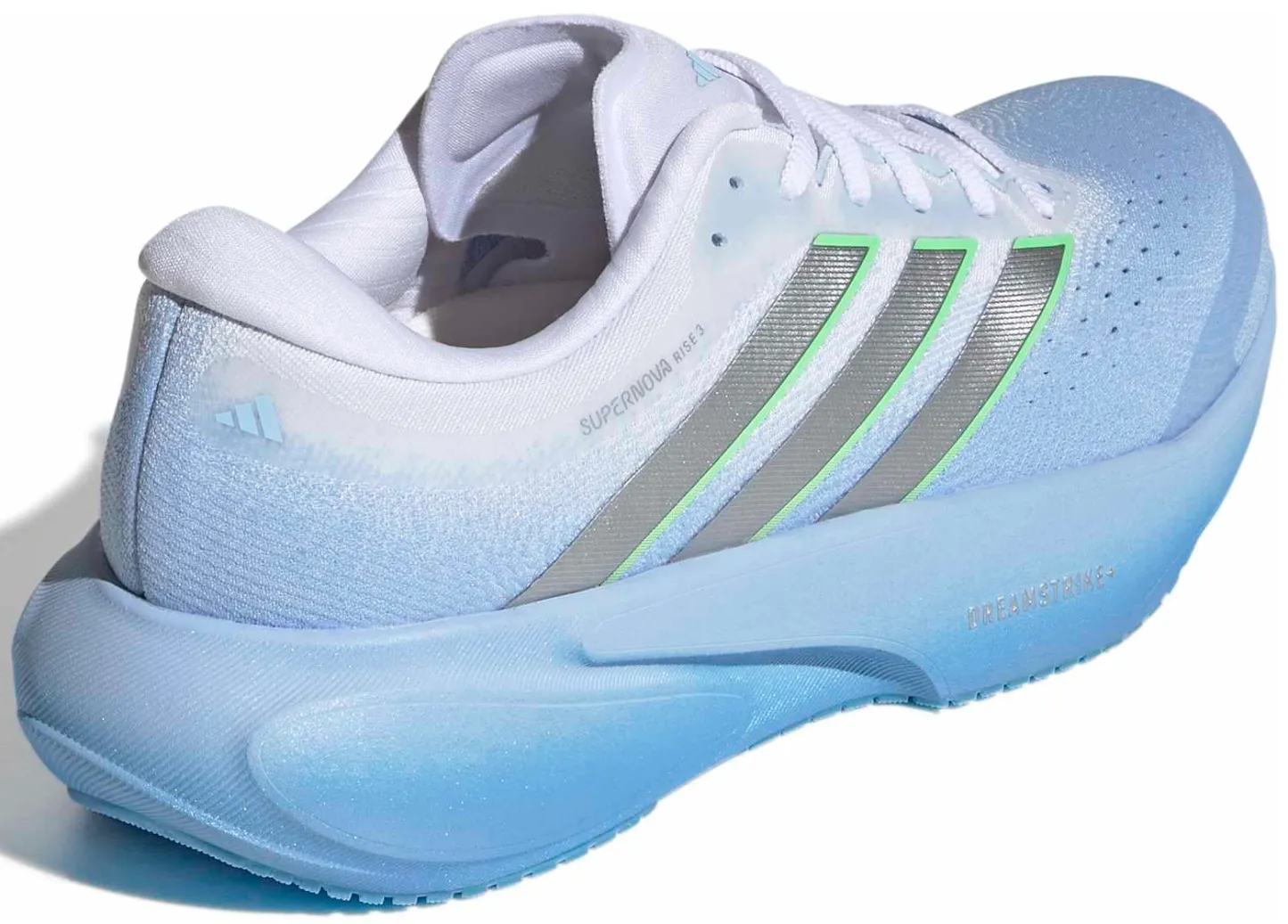 adidas Women's Supernova 3 Running Shoes - Blue/Silver Metallic/White - View 6