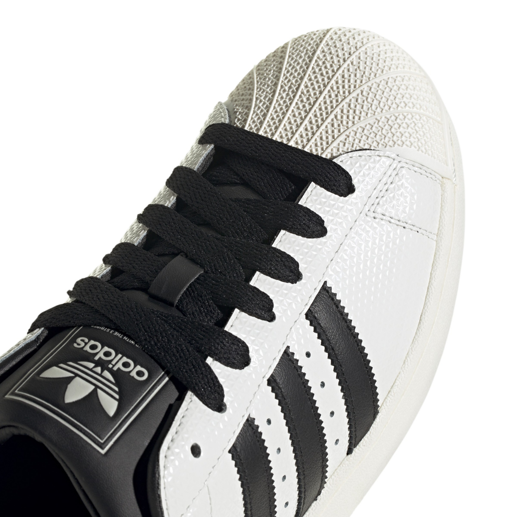 adidas Men's Superstar II Shoes - White/Black - View 7