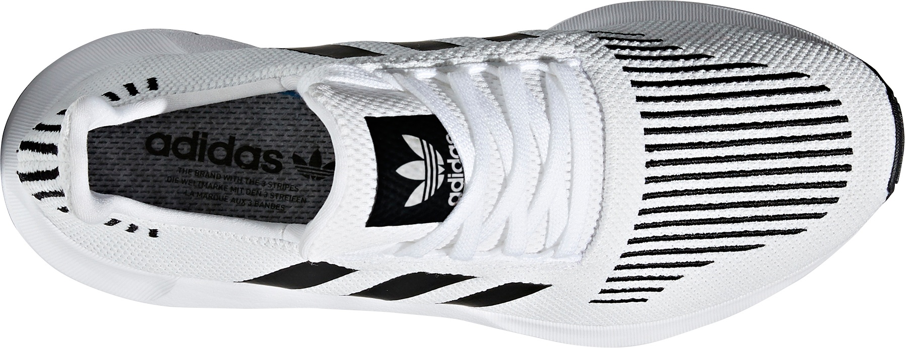 adidas Originals Men's Swift Run Shoes - White/Black - View 5