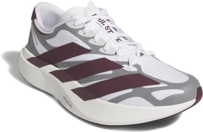 adidas Men's Adizero EVO SL EXO Mississipi State Running Shoes - Ftwr White/Core Black/Team Maroon - View 6