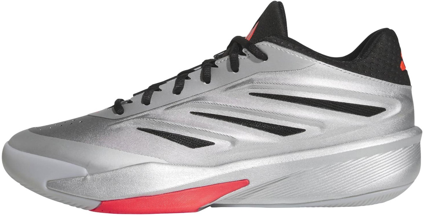 adidas Men's Crazy Energy Shoes - Silver Met./Core Black/Lucid Red - View 5