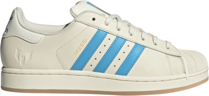 adidas Superstar Messi Shoes - White/Blue - View 1