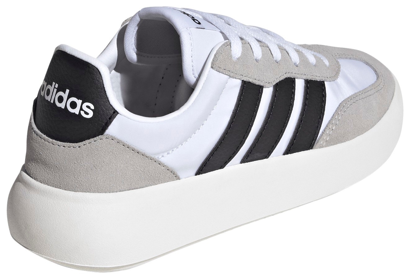 adidas Kids' Grade School Barreda Decode Shoes - White/Black/Grey - View 6