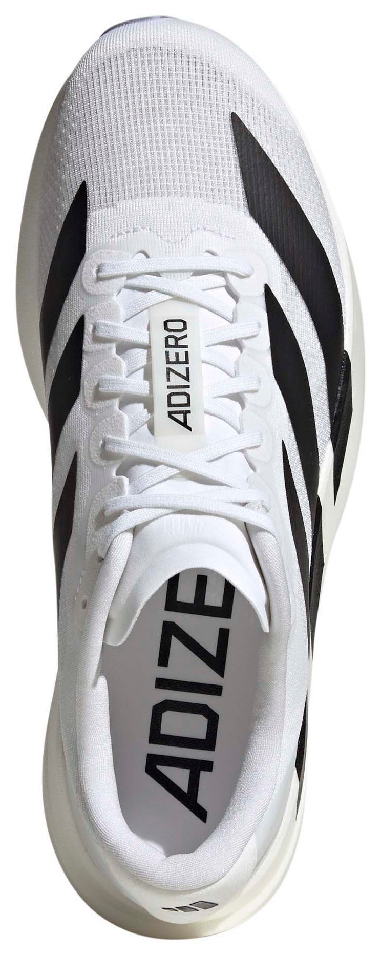 adidas Men's Adizero EVO SL Running Shoes - White/Black/White - View 4