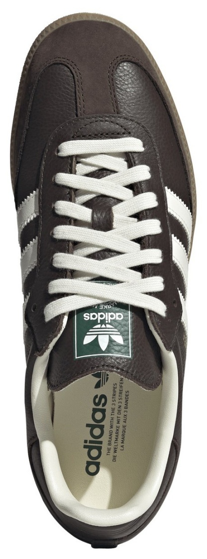 adidas Samba OG Shoes - Brown/White - View 2
