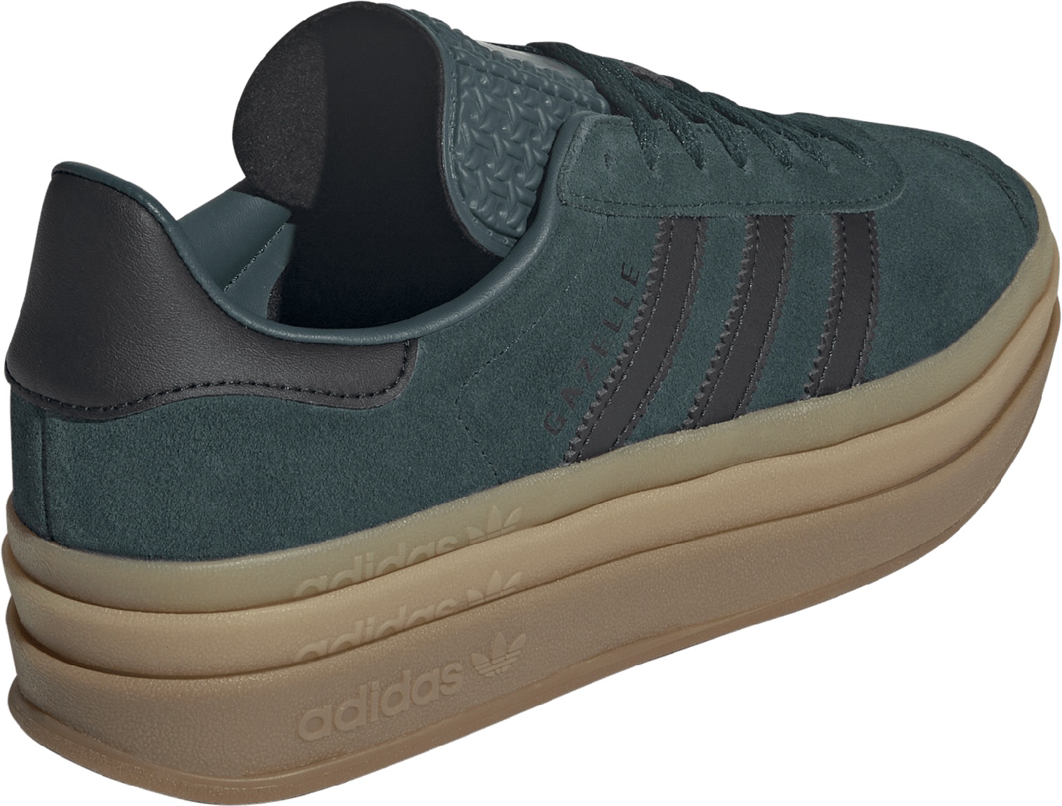 adidas Originals Women's Gazelle Bold Shoes - Ivy/Black - View 6