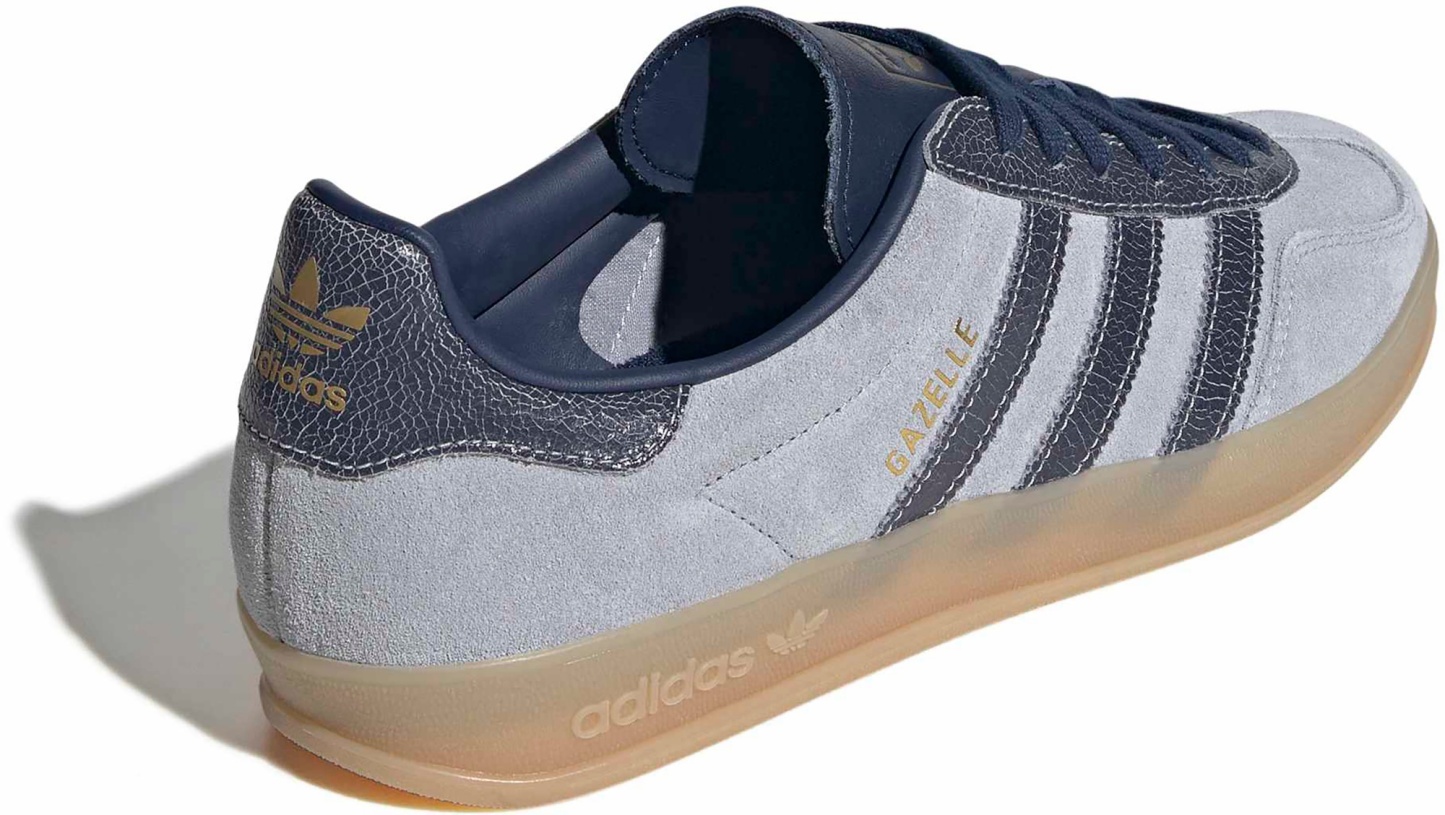 adidas Men's Gazelle Indoor Shoes - Vint Slvr/Indg - View 5