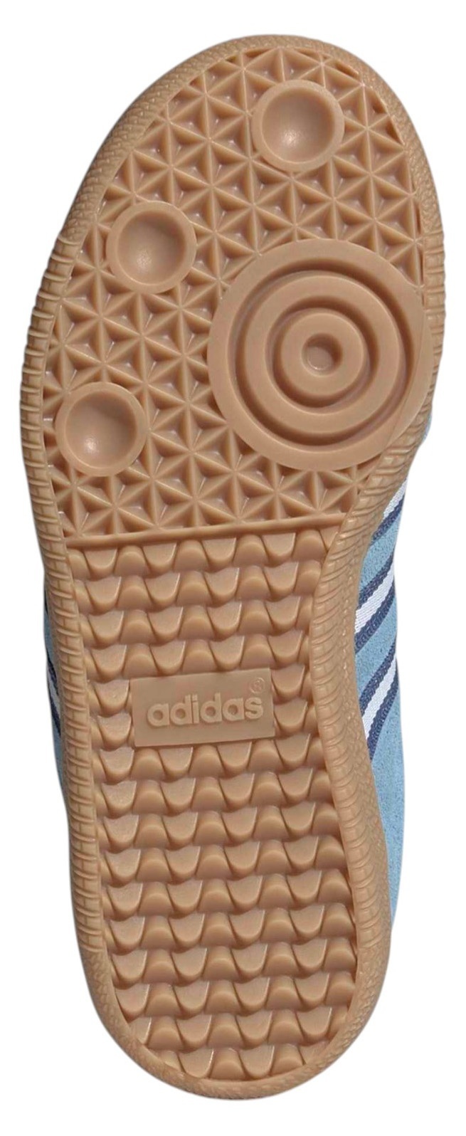 adidas Kids' Preschool FIFA World Cup Samba OG Shoes - Light Blue/White/Gum - View 3