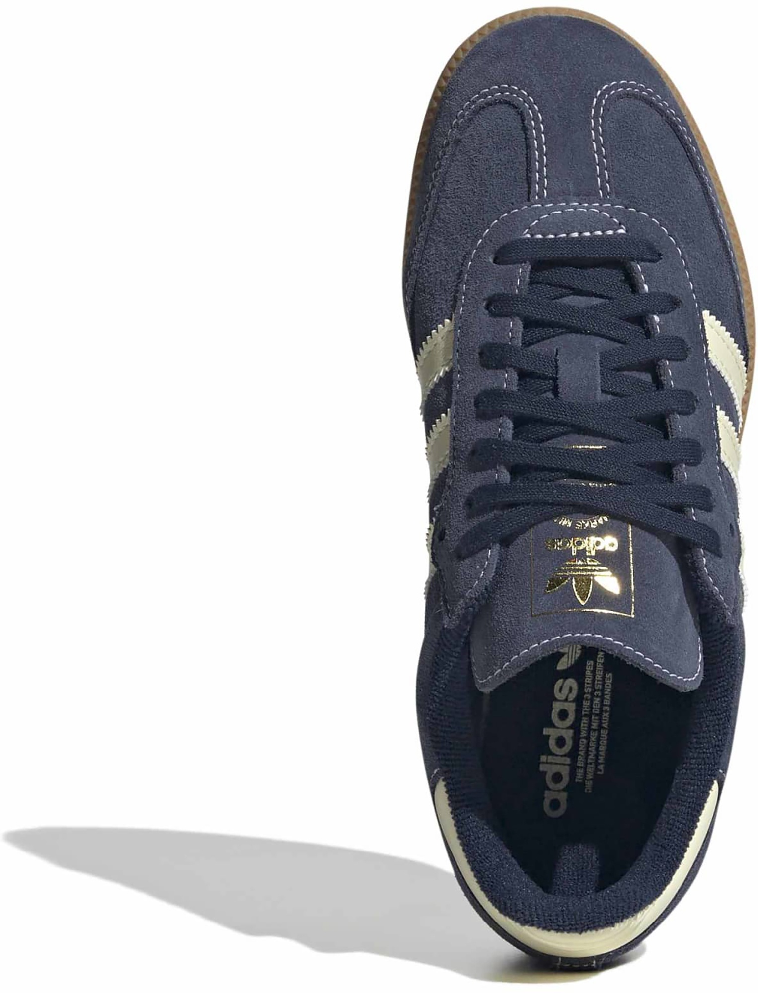 adidas Kids' Grade School Samba OG Shoes - Night Indigo/Warm Vanilla/Gum 2 - View 2