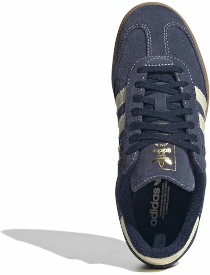 adidas Kids' Grade School Samba OG Shoes - Night Indigo/Warm Vanilla/Gum 2 - View 2