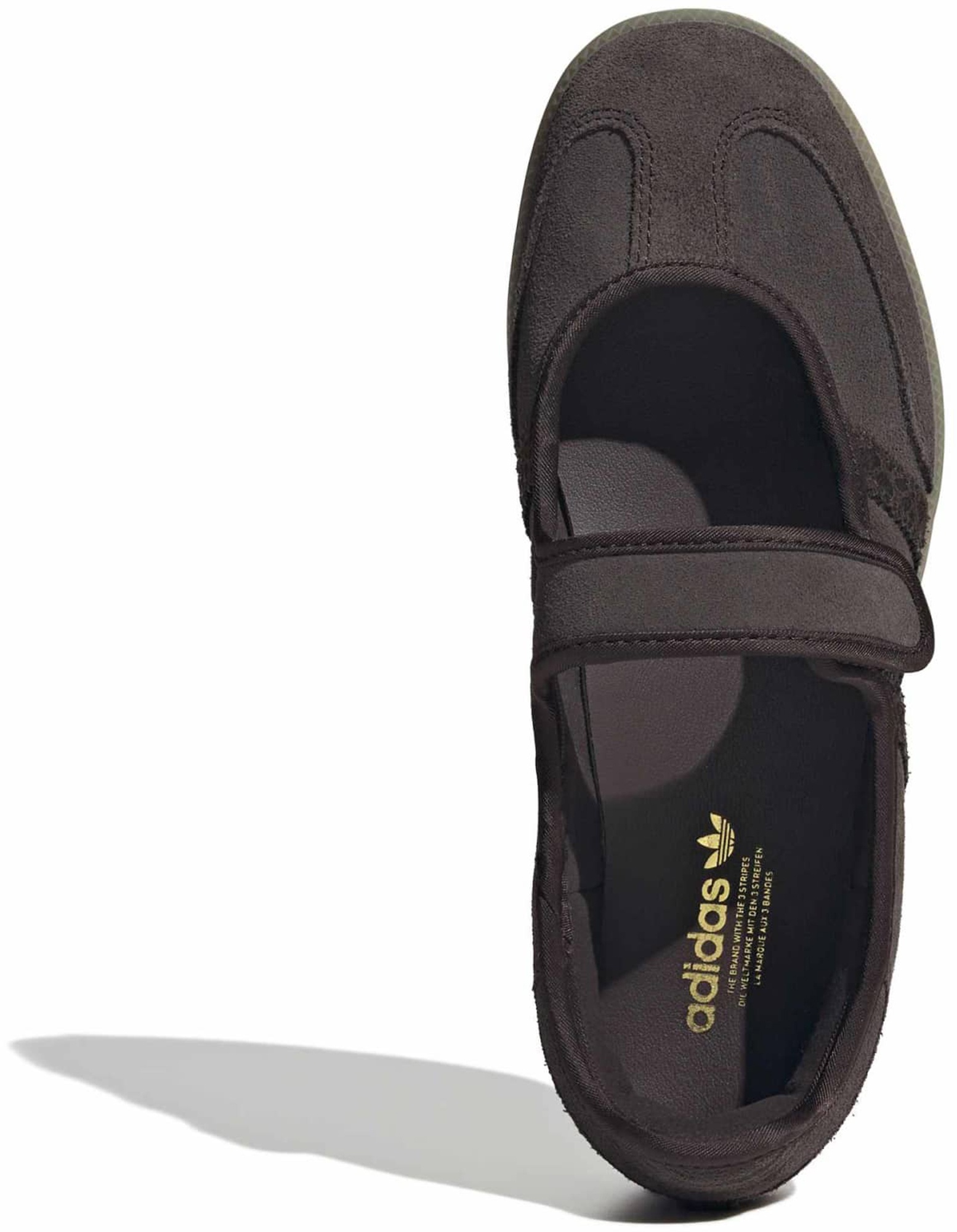adidas Women's Samba Jane Shoes - Suede/Croc Aurora Coffee - View 2