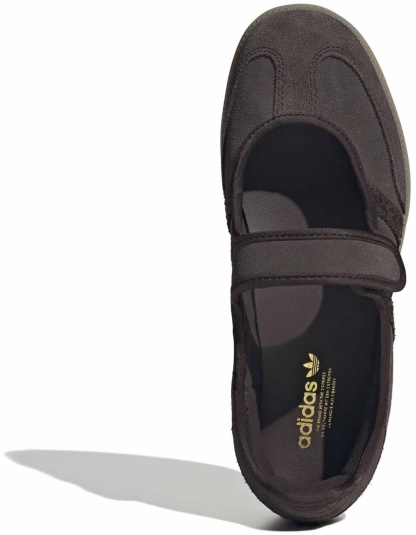adidas Women's Samba Jane Shoes - Suede/Croc Aurora Coffee - View 2