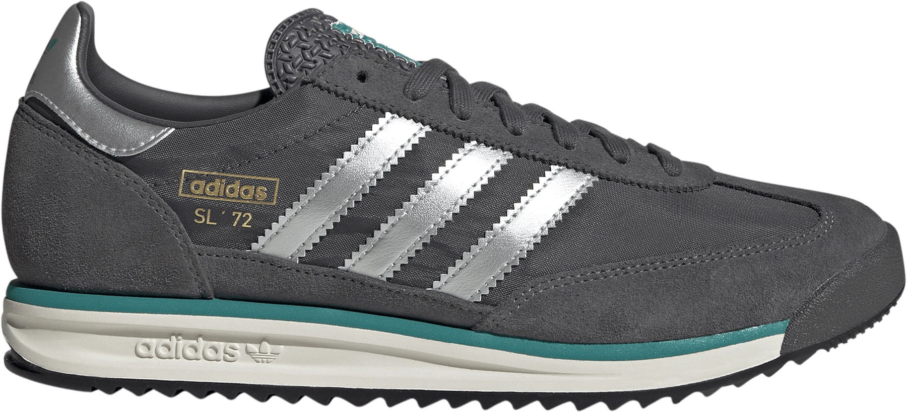 adidas Men's SL 72 RS Shoes - Grey/Metallic Silver - View 1