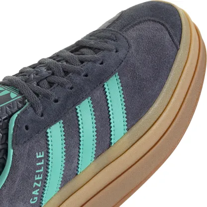 adidas Originals Women's Gazelle Bold Shoes - Navy/Mint - View 7