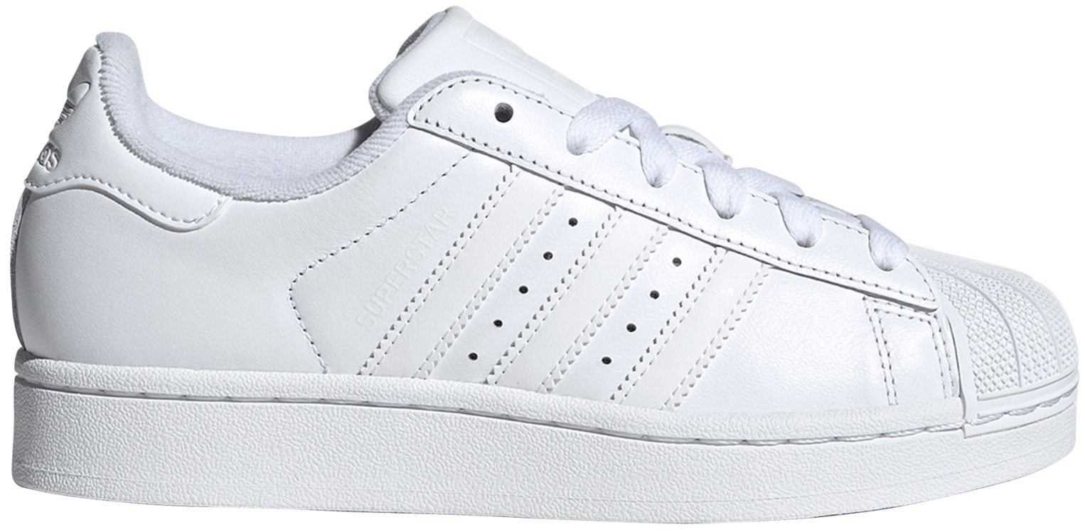 adidas Kids' Grade School Superstar II Shoes - White - View 1