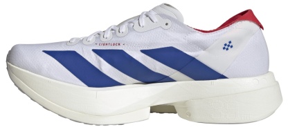 adidas Men's Adizero Adios Pro 4 Running Shoes - Ftwr White/Team Royal Blue/Pure Ruby - View 4