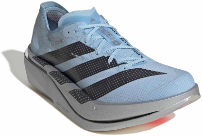 adidas Men's Adizero Adios Pro 5 Running Shoes - Clear Sky/Carbon/Silver Sky/Silver Metallic - View 7