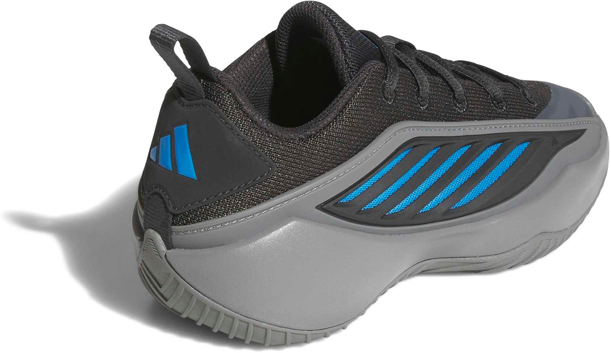 adidas Kids' Grade School Believe That. 1 Basketball Shoes - Grey/Carbon/Lucid Ray Blue - View 5