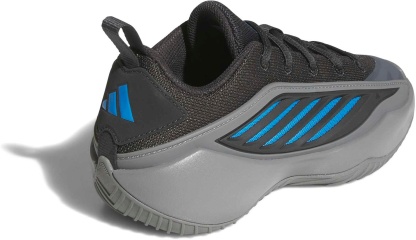 adidas Kids' Grade School Believe That. 1 Basketball Shoes - Grey/Carbon/Lucid Ray Blue - View 5