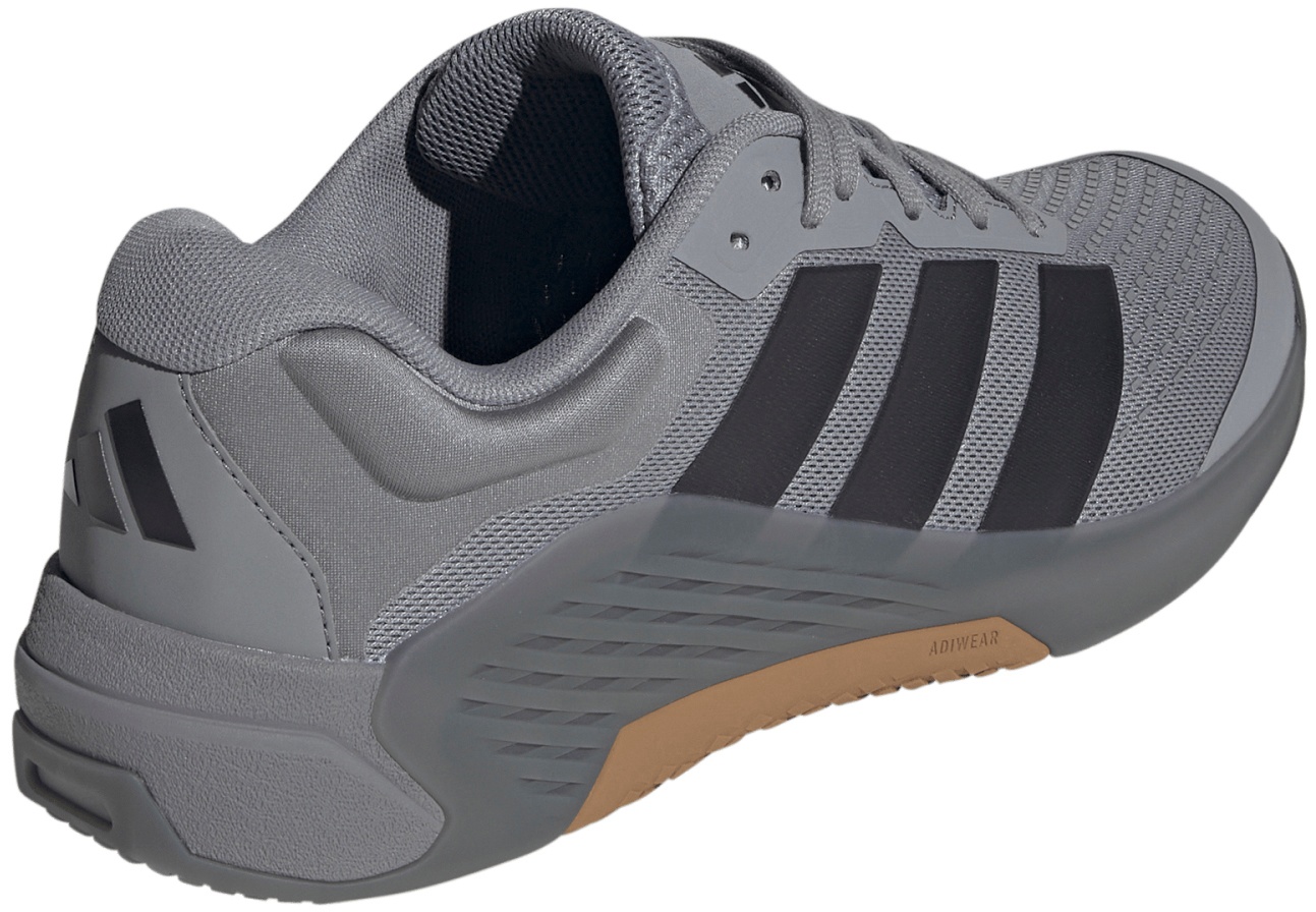 adidas Men's Dropset 4 Training Shoes - Grey/Carbon/Grey Five - View 5