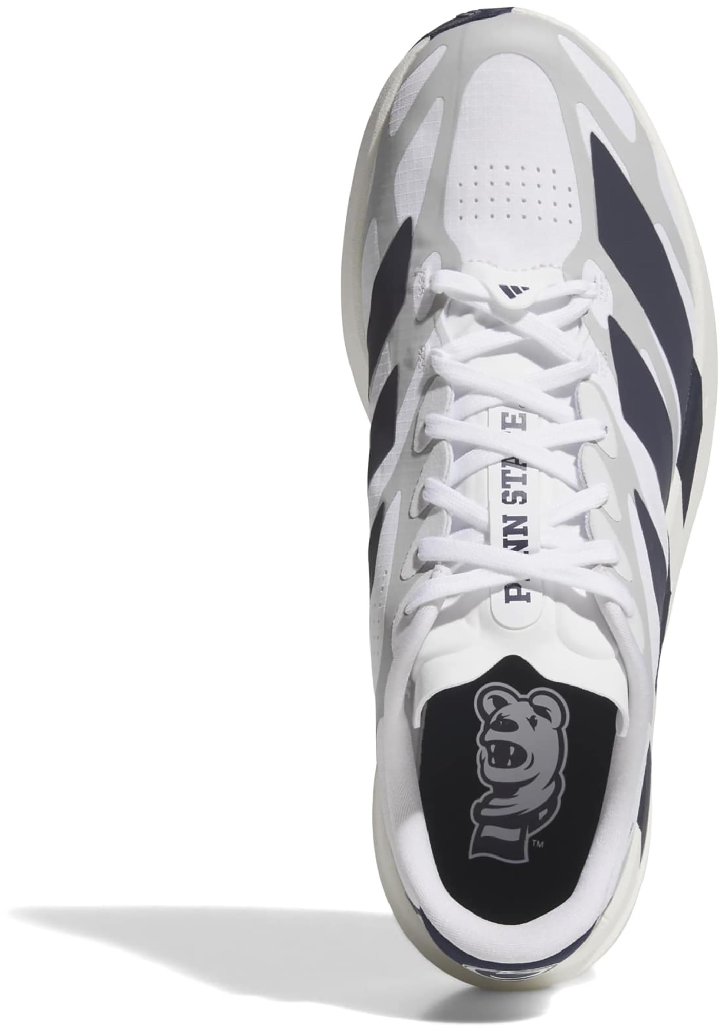 adidas Men's Adizero EVO SL EXO Penn State Running Shoes - Conavy/Ftwwht/Stone - View 3