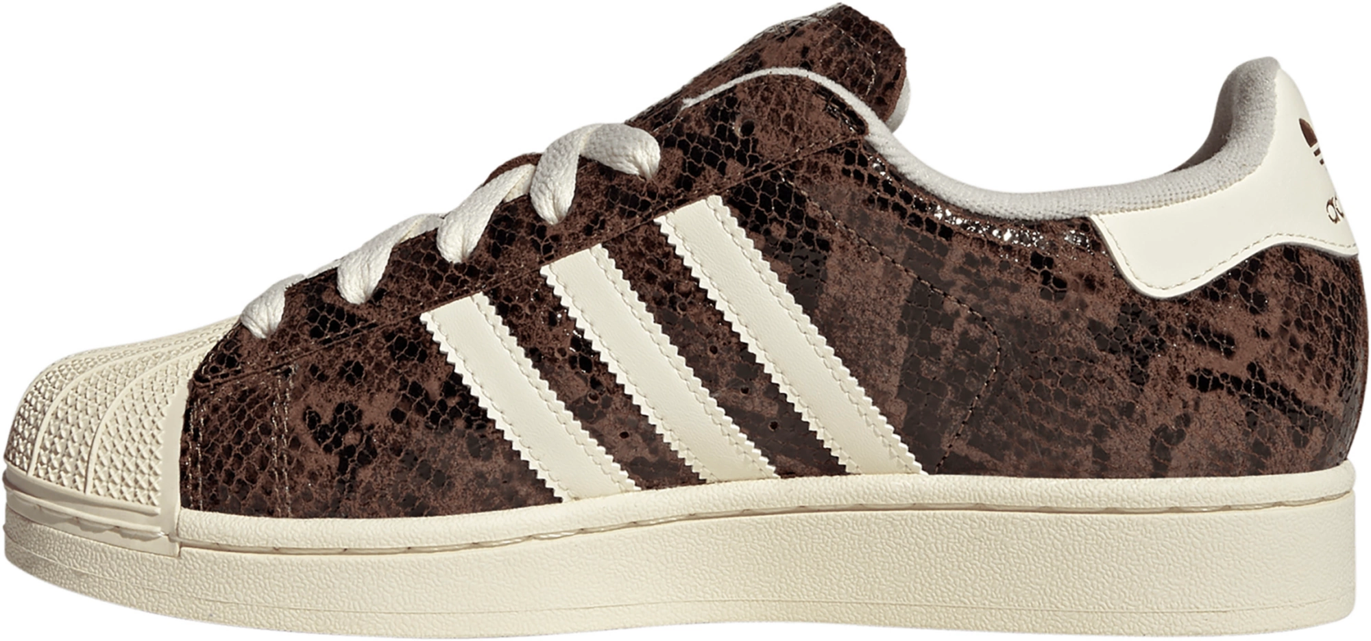 adidas Women's Superstar II Shoes - Brown Snakeskin - View 4