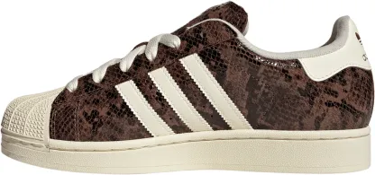 adidas Women's Superstar II Shoes - Brown Snakeskin - View 4