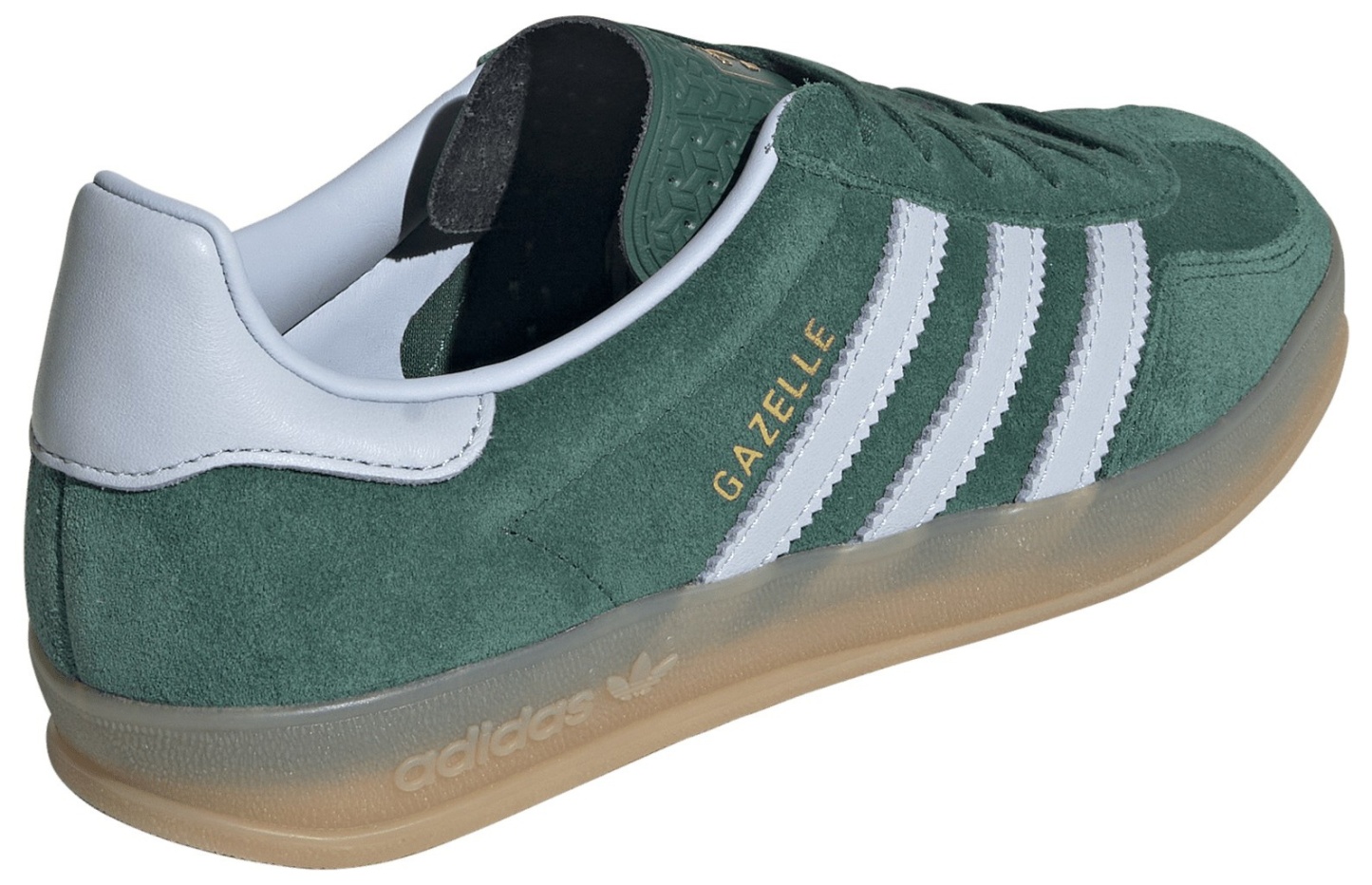 adidas Women's Gazelle Indoor Shoes - Collegiate Green/Crystal Sky/Gum4 - View 6