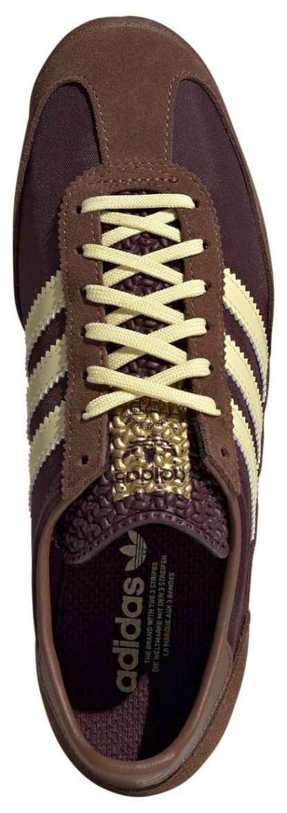 adidas Women's SL72 OG Shoes - Maroon/Yellow - View 2