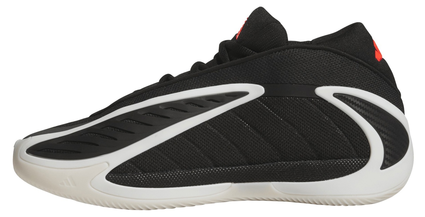 adidas Anthony Edwards 2 'Core Black' Basketball Shoes - Black/Red/Orange - View 4