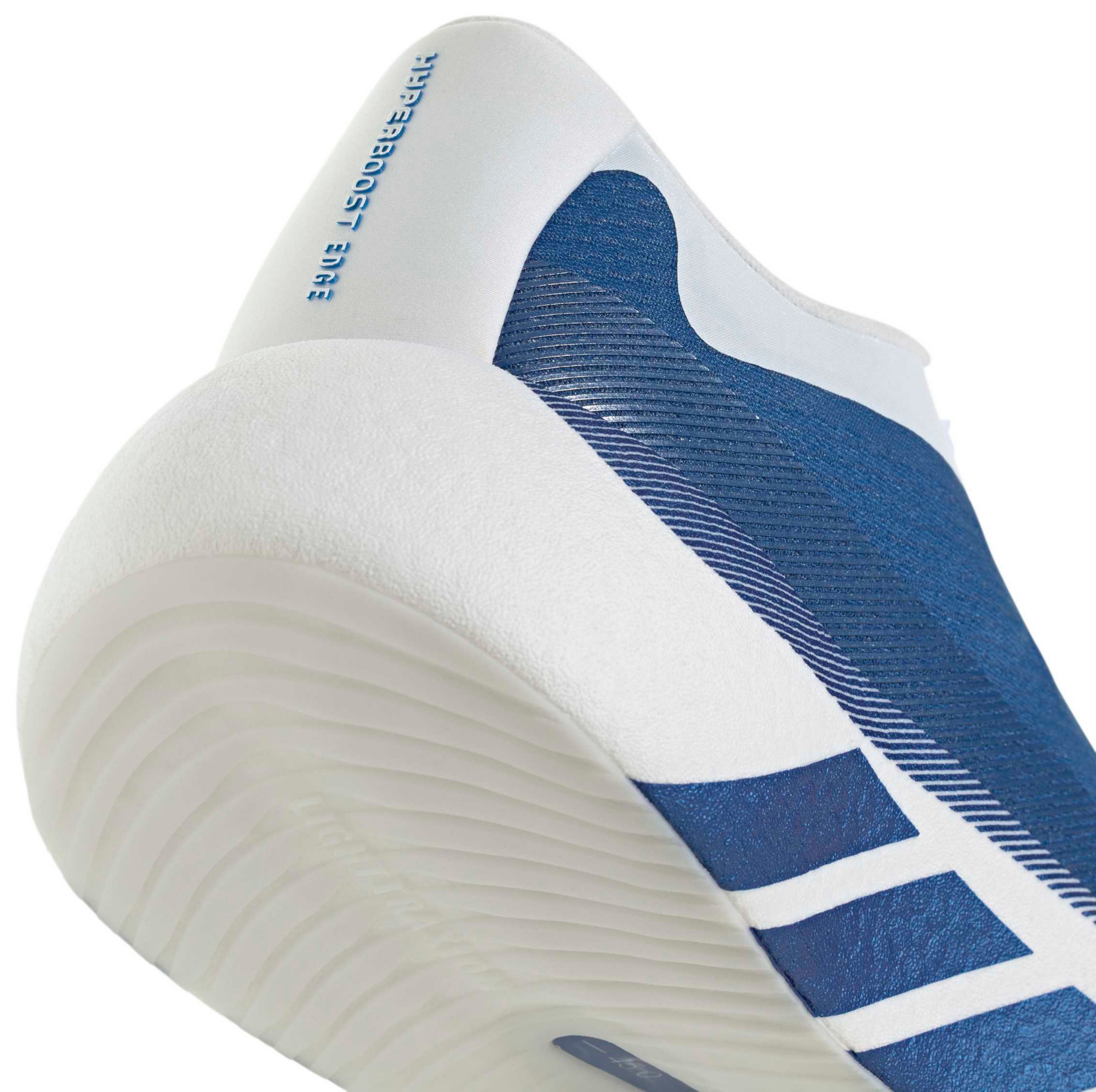 adidas Men's Hyperboost Edge Running Shoes - White/White/Metallic - View 9