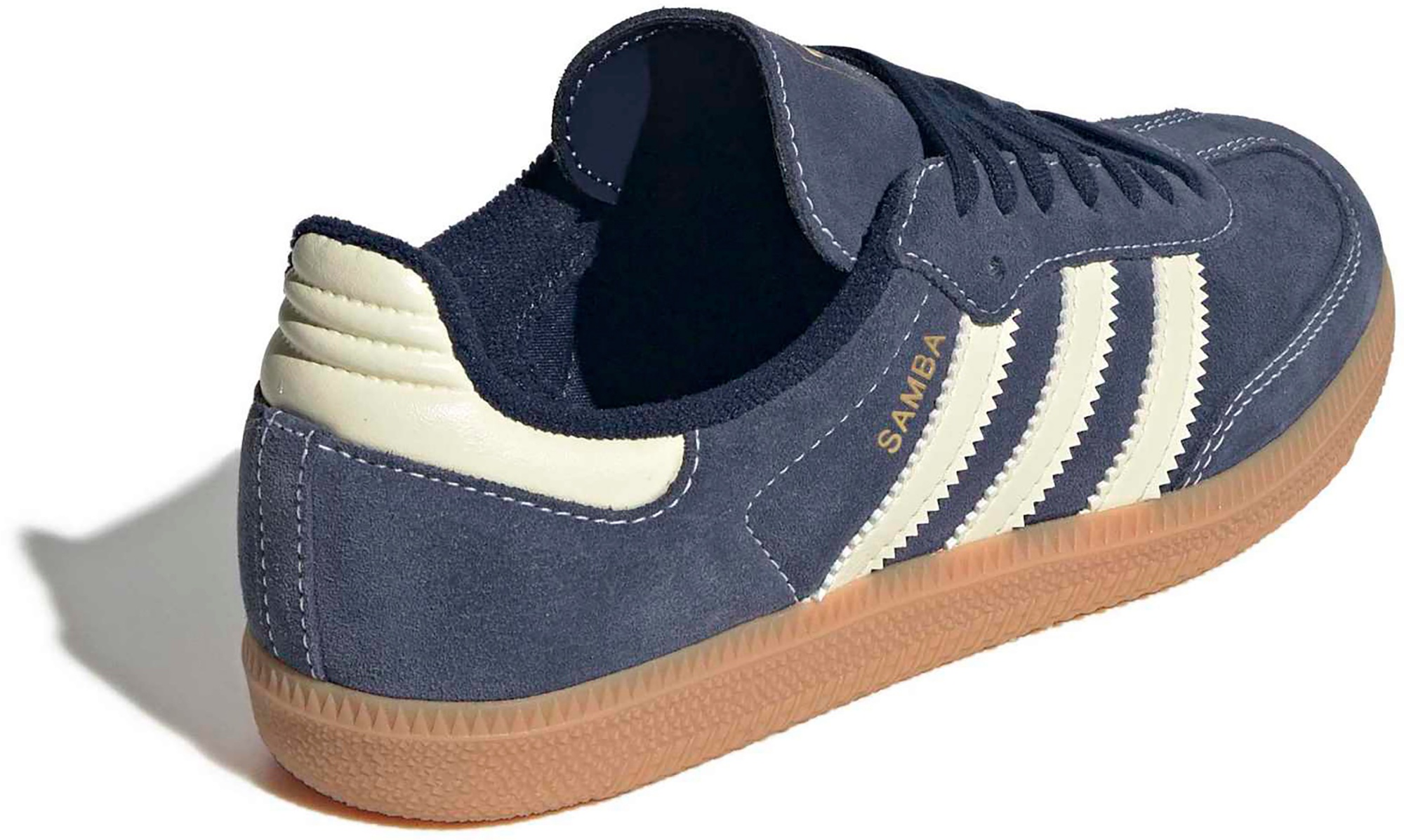 adidas Kids' Grade School Samba OG Shoes - Night Indigo/Warm Vanilla/Gum 2 - View 5