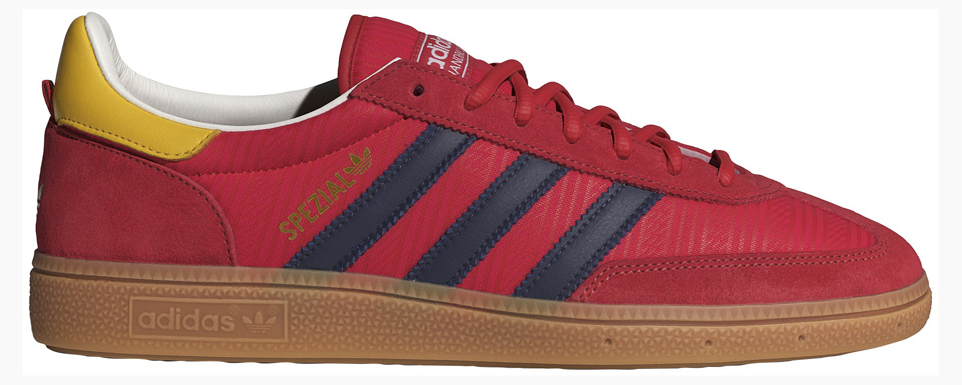 adidas Men's Handball Spezial Shoes - Collegiate Red/Night Indigo/Bold Gold - View 1