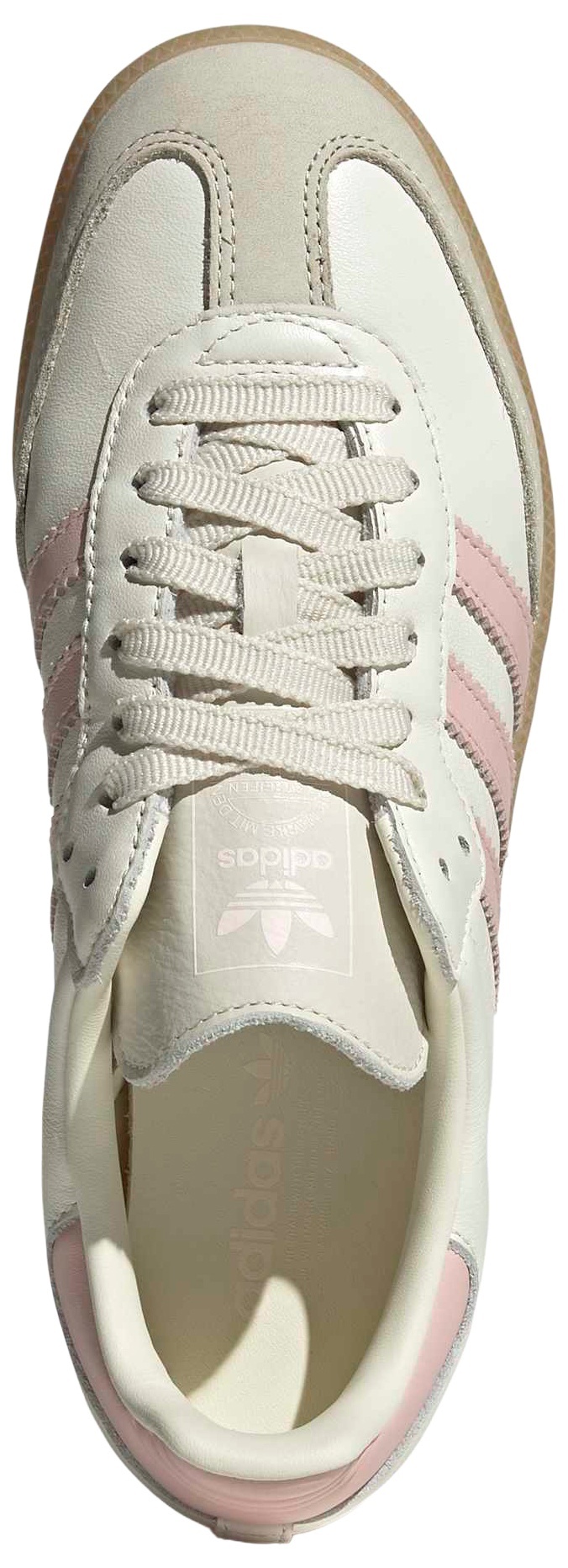 adidas Women's Samba OG Shoes - Off White/Sandy Pink/Gum 3 - View 2