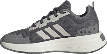 adidas Kids' Grade School Minecraft Pro Shoes - Grey Five/Grey One/Grey Three - View 4