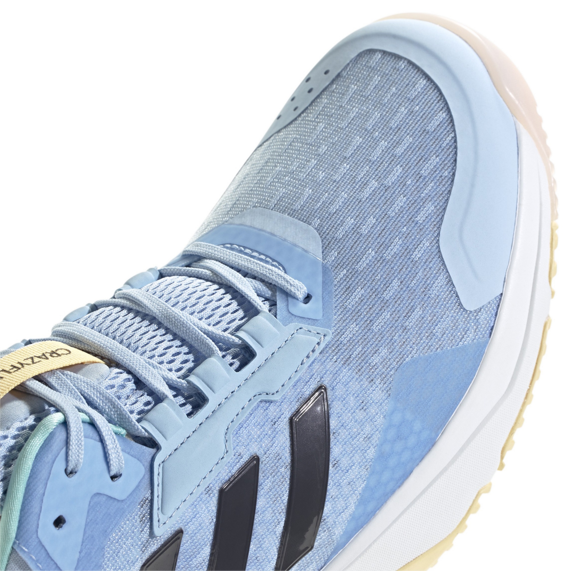 adidas Women's Crazyflight 6 Mid Volleyball Shoes - Blue/Shadow Navy/Flash Aqua - View 8