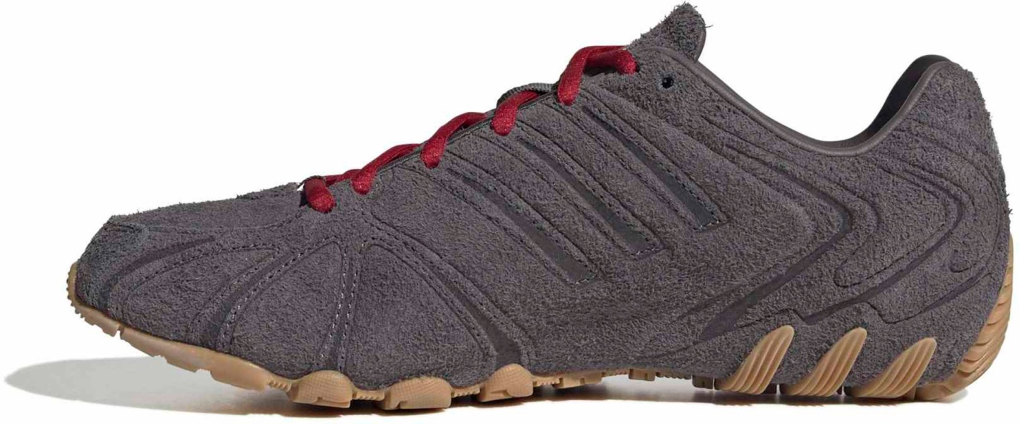 adidas Originals Women's Ghost Sprint Shoes - Suede Grey Strata/Red - View 4