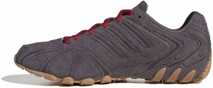 adidas Originals Women's Ghost Sprint Shoes - Suede Grey Strata/Red - View 4