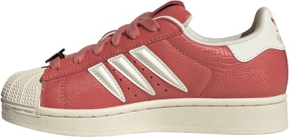 adidas Kids' Grade School Superstar II Shoes - Preloved Scarlet/Preloved Scarlet/Cream White - View 4