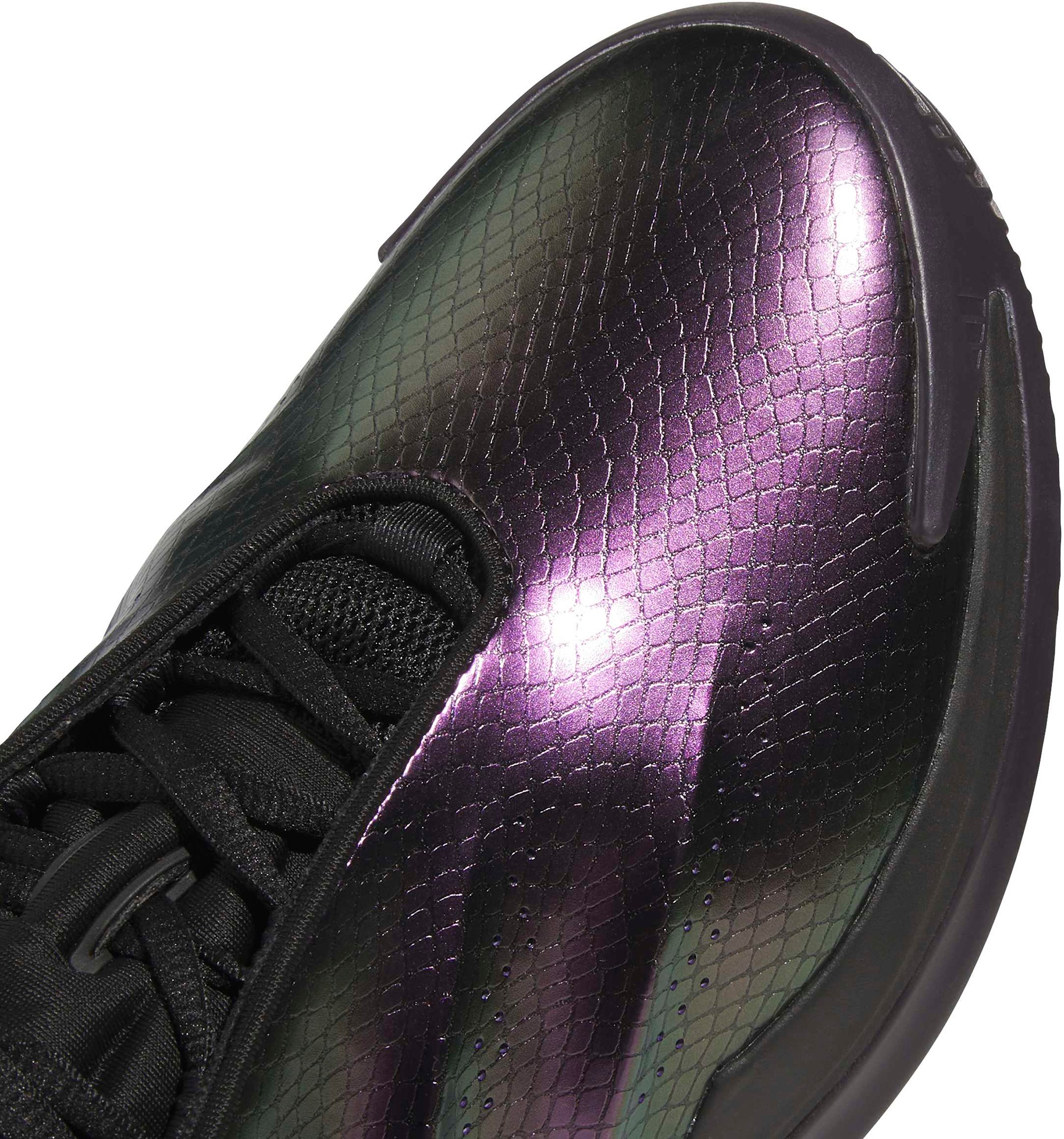adidas Crazy Energy+ Basketball Shoes - Black/Green/Purple - View 5