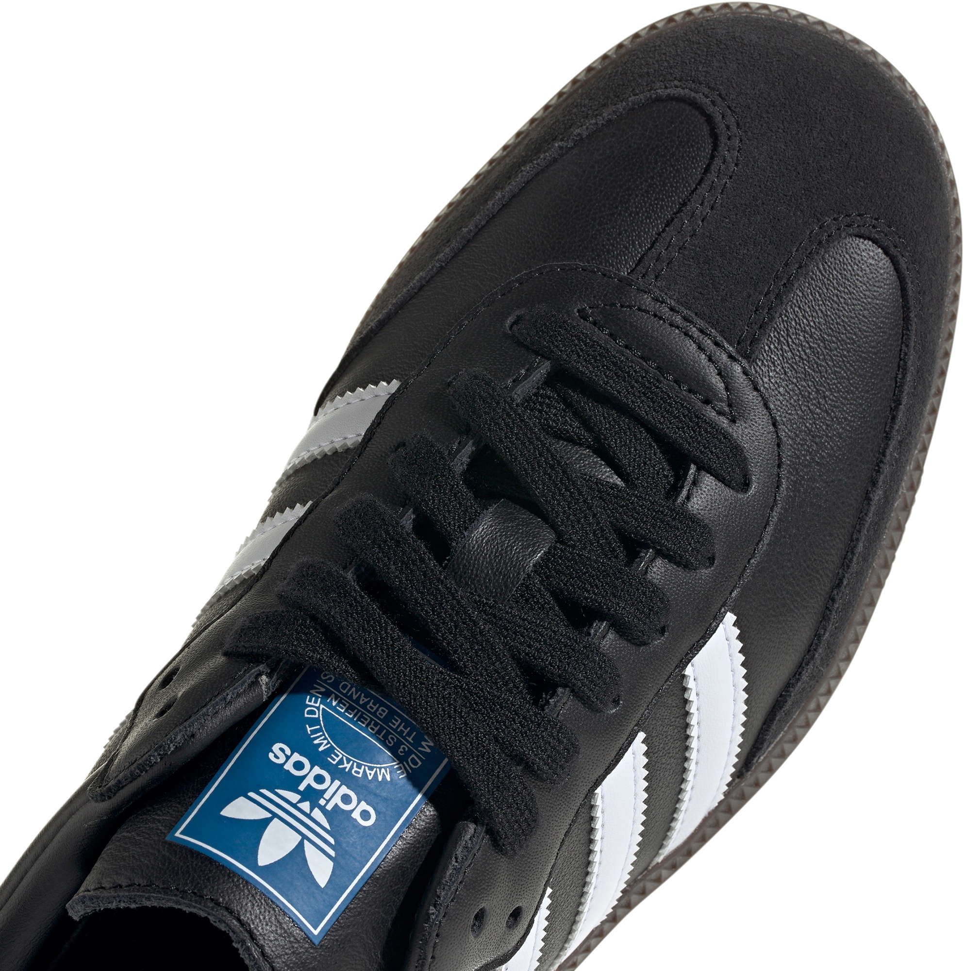 adidas Women's Samba OG Shoes - Black/White/Gum - View 7