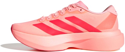 adidas Women's Adizero EVO SL Woven Running Shoes - Frozen Turbo/Lucid Red/Silver Met. - View 4