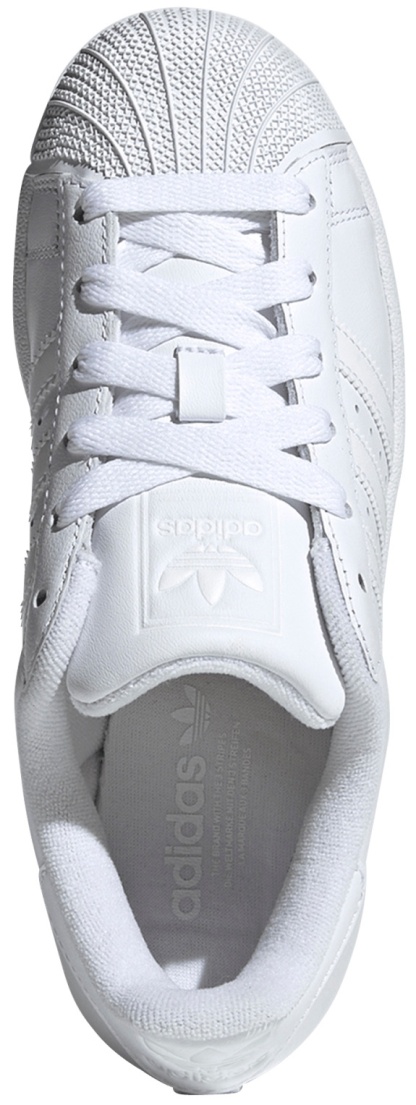 adidas Kids' Grade School Superstar II Shoes - White - View 2