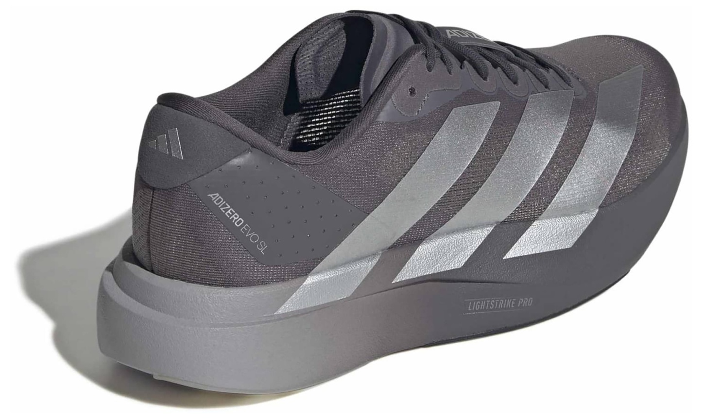 adidas Men's Adizero EVO SL Running Shoes - Grey Strata - View 6