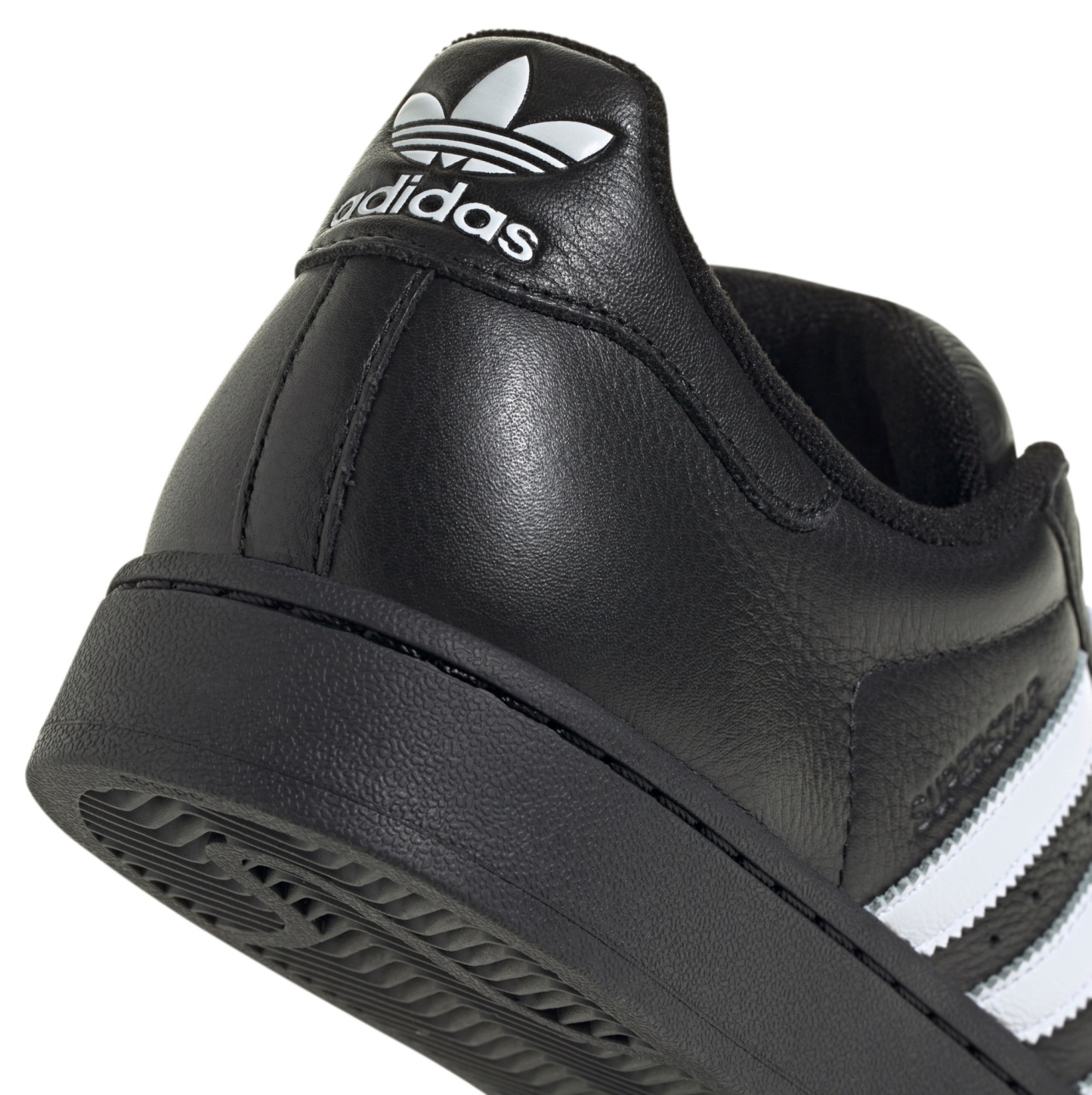 adidas Men's Superstar II Shoes - Black/White/Black - View 8