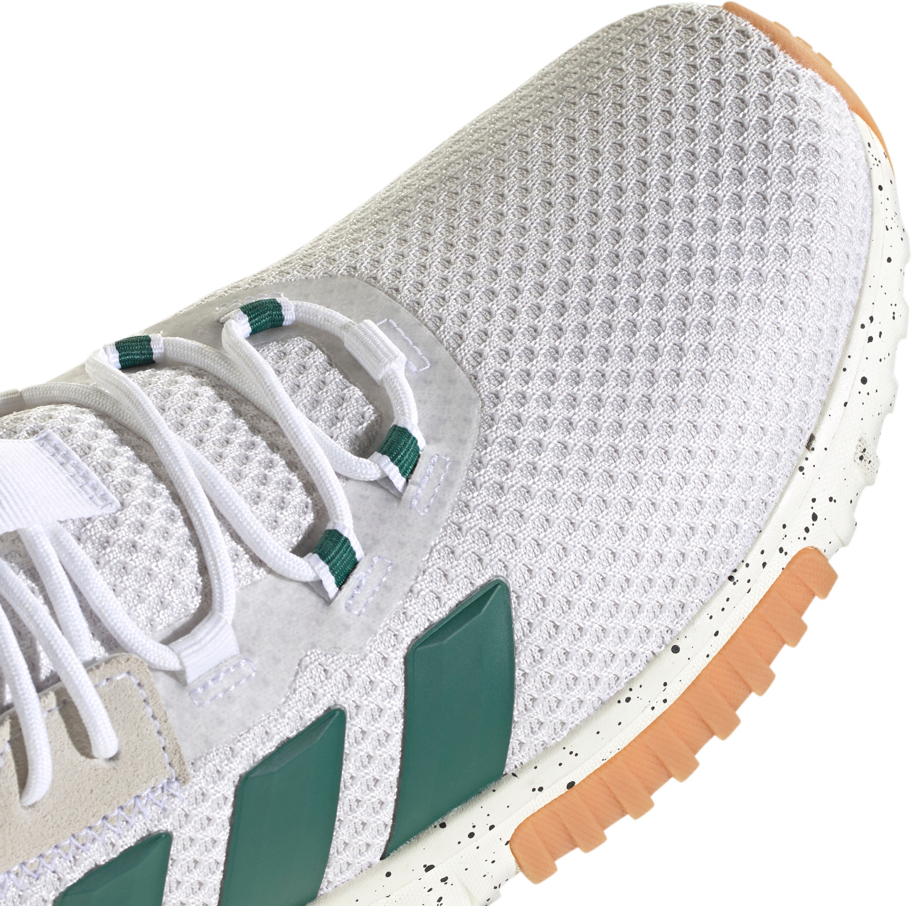adidas Men's Kaptir 4.0 Shoes - Ftwr White/Collegiate Green/Off White - View 7