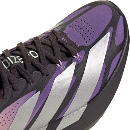 adidas Women's Adizero EVO SL EXO  Running Shoes - Aurora Black/Silver Met./Active Purple - View 8