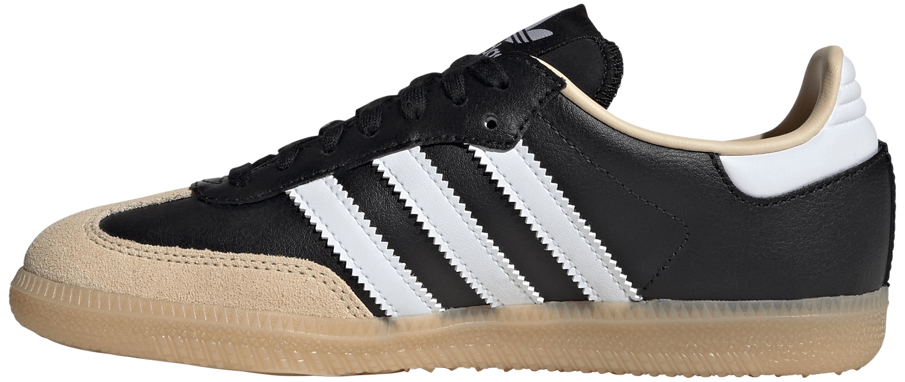 adidas Kids' Grade School Samba OG Shoes - Black/Gum - View 4