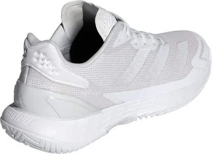 adidas Women's Defiant Speed 2 Tennis Shoes - White/White/Gray - View 8